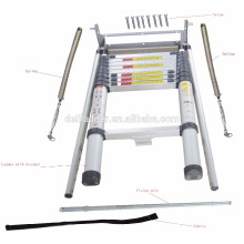 retractable multupurpose aluminium telescopic ladder 3.2m loft ladder